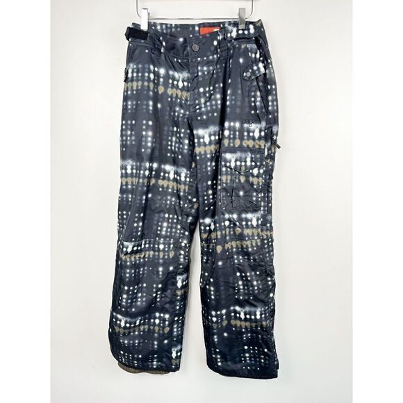 Orage Size 10 Black Dotted Prime Fabric Technology Ski Snowpants Womens - Picture 1 of 11